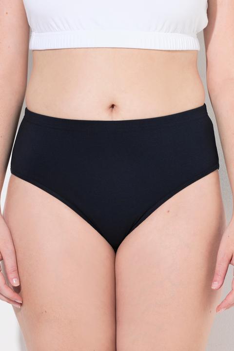 Image du produit Ulla Popken Culottes, lot de 2, rayé/uni, coton biologique (60)