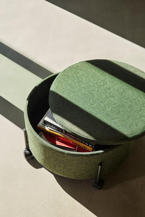 Image du produit Hübsch Contain Pouffe Large Vert