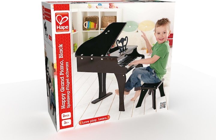 Image du produit Hape Piano à queue jouet (Multilingue, Anglais, Allemand, Français)