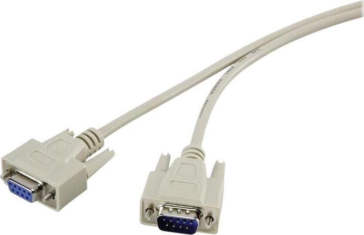 Actual product image Renkforce Serial extension cable D-Sub 9pol. 3 m (3 m, VGA)