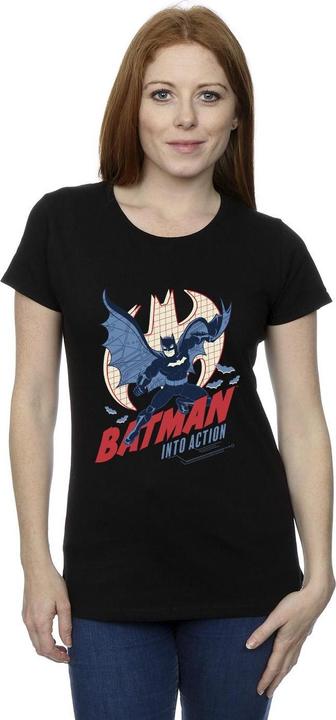 Produktbild Batman Into Action TShirt aus Baumwolle