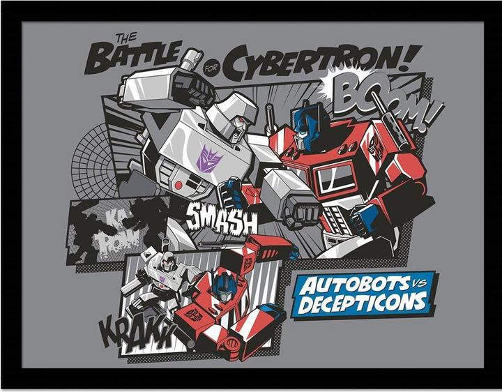 Transformers Gerahmtes Poster Cybertron (30 x 40 cm)
