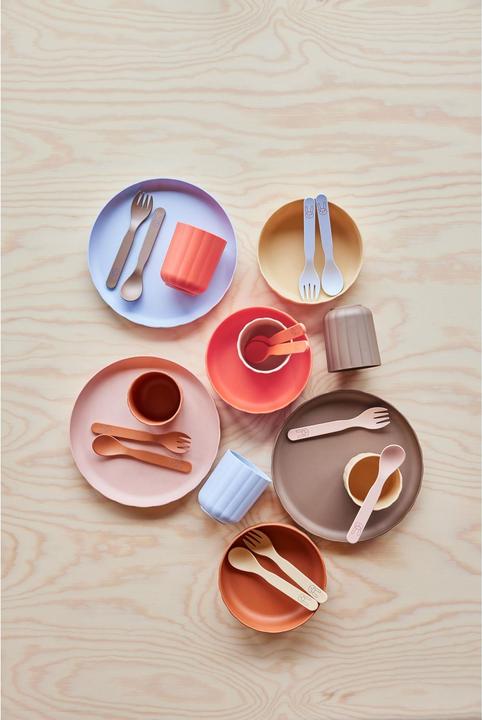 Actual product image OYOY Mini Children's cutlery set Pullo pink