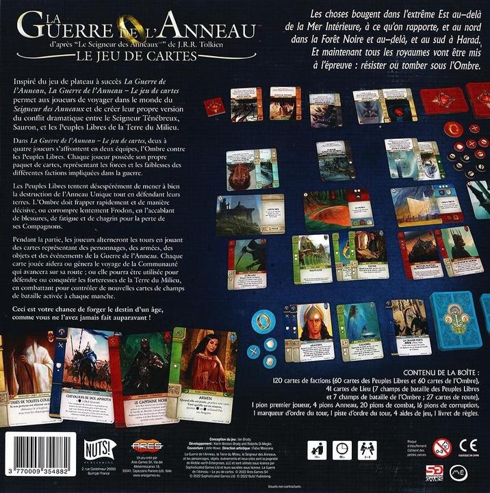 Produktbild Nuts! La guerre de l'anneau : le jeu de cartes