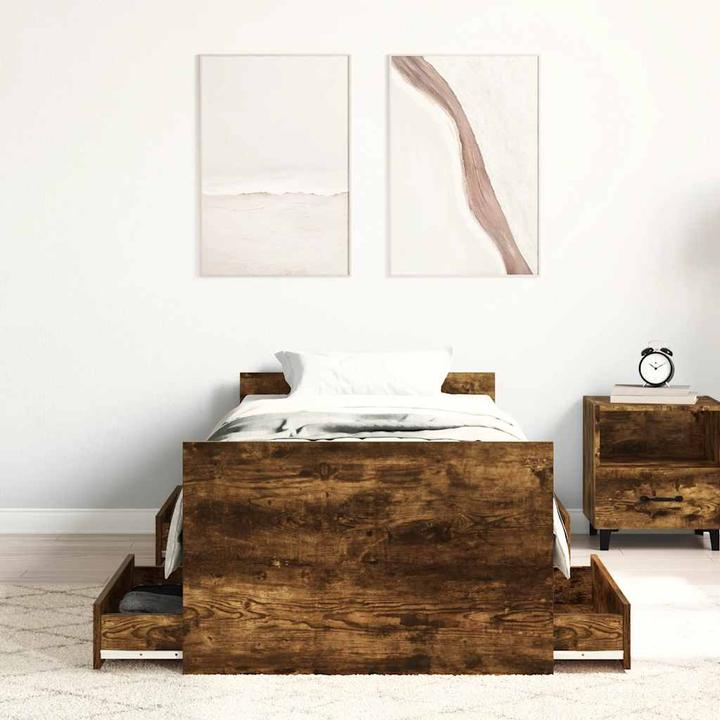 Actual product image vidaXL Bettgestell (100 x 200 cm)