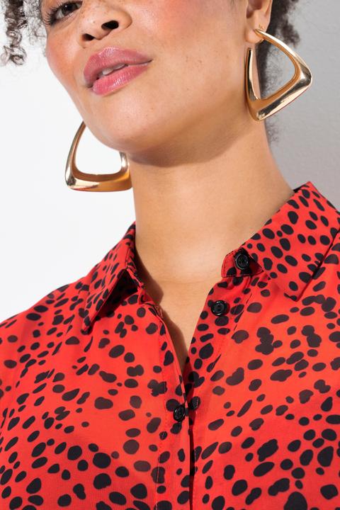 Image du produit Miamoda Bluse, A-Linie, Chiffon, Punkte/floral (50)