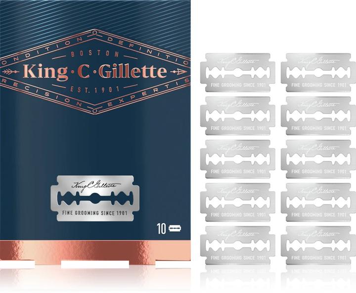 King C. Gillette Double Edge Razor Blades (10x)