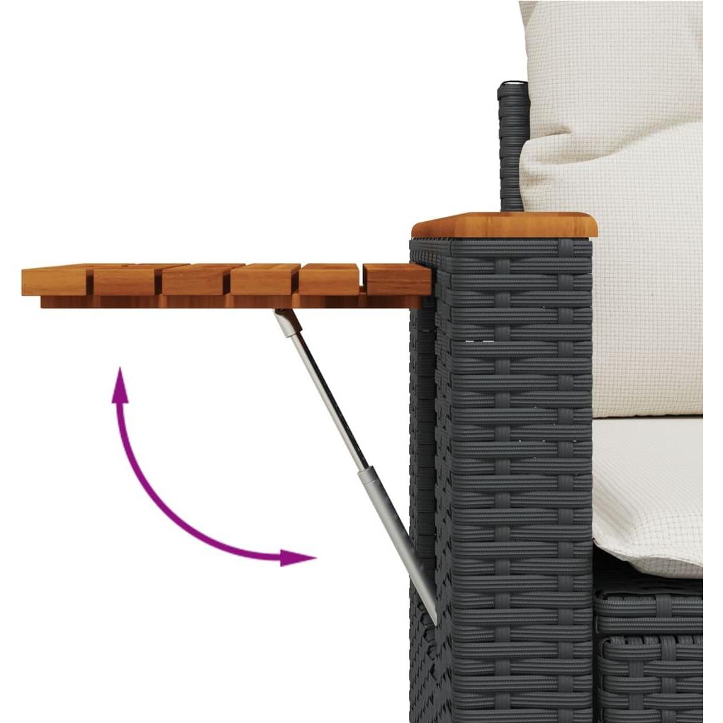 Thumbnail - VidaXL, Gartenlounge, 10-tlg. Garten-Lounge-Set mit Kissen