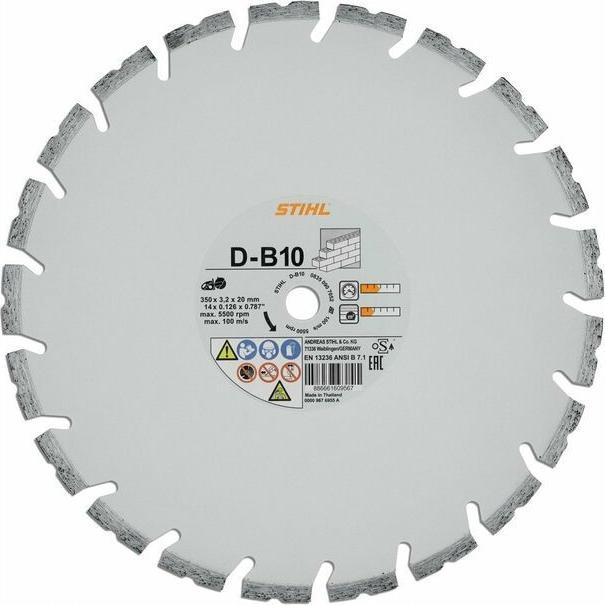 Immagine prodotto Stihl Diamant-Trennscheibe D-B10 Ø350mm