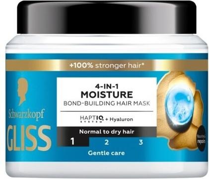 Actual product image Schwarzkopf Gliss Trt Aqua Revive Strengthening Hair Mask 4In1 Moisture 400Ml (400 ml)