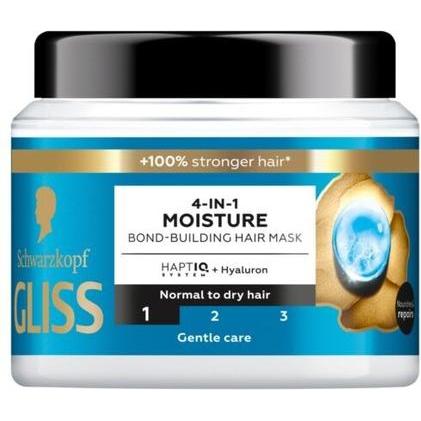 Thumbnail - Schwarzkopf, Haarmaske, Gliss Trt Aqua Revive Strengthening Hair Mask 4In1 Moisture 400Ml (400 ml)
