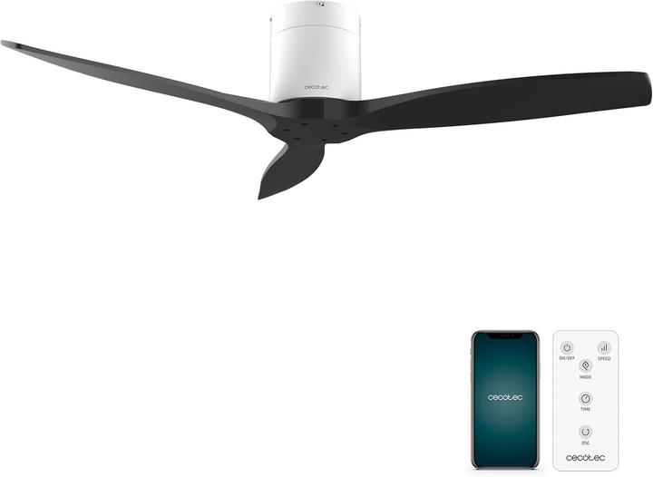 Cecotec Energy Efficient DC Ceiling Fan with WiFi, Remote, Timer, and Summer Winter Modes