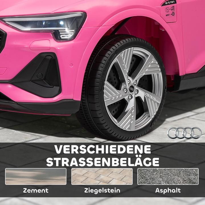 Actual product image Homcom Kinderfahrzeuge Kunststoff, Stahl Rosa (12 V)