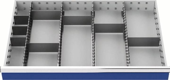 Actual product image HP Autozubehör Drawer partition material Front height 100 - 125 mm 4 lengthwise/8 crosswise dividers (90 cm, 45 cm)