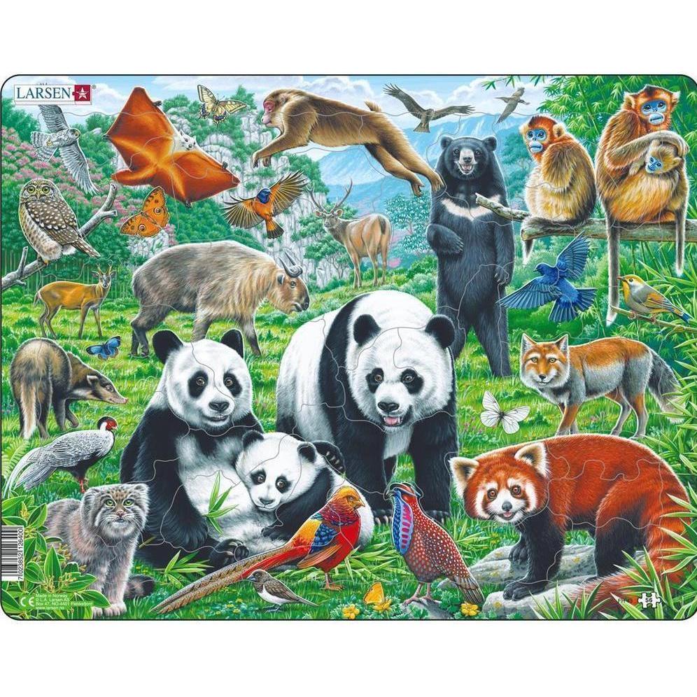 Larsen Chinesische Tierwelt (56 Teile)