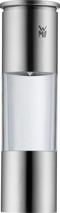 Productafbeelding WMF Zoutmolen Pepermolen 18cm Keramische Molen Glazen Container Roestvrij Staal (Peper)