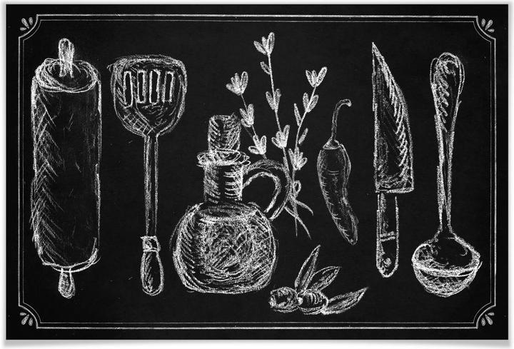 Produktbild Trenddeko Rustic Kitchen (60 x 40 cm)