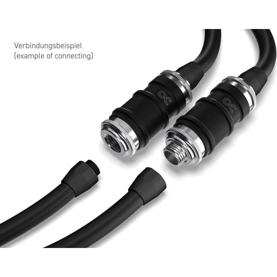 Thumbnail - Alphacool ANK ES Schnellverschluss BLH1A PushIn Female IG, Wasserkühlung Anschluss, Schwarz