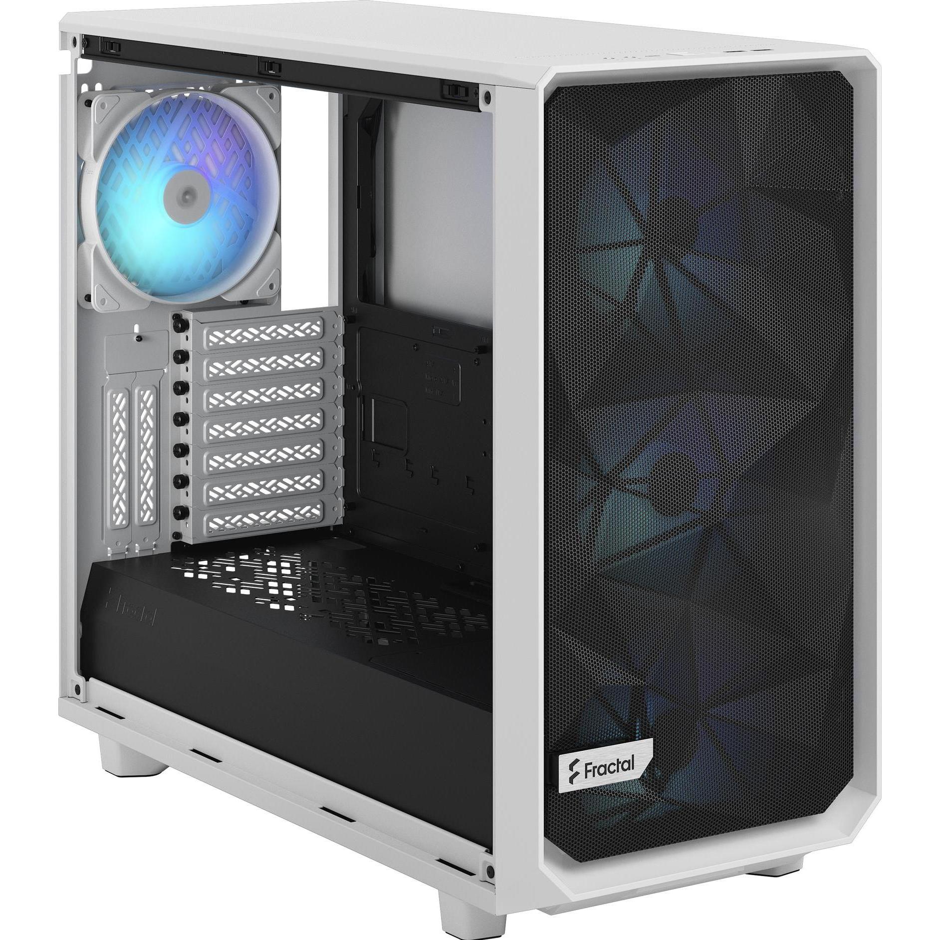 Fractal Meshify 2 (ATX, mATX, Mini-ITX, E-ATX), PC Gehäuse, Schwarz