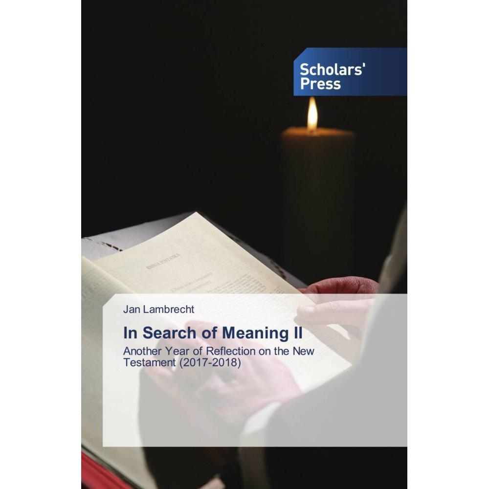 In Search of Meaning II, Sachbücher von Jan Lambrecht