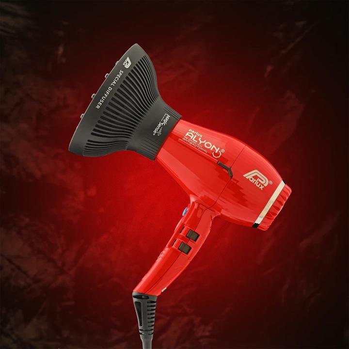 Immagine prodotto Parlux Asciugacapelli Alyon Ionic, rosso con Magic Sense (2250 W)