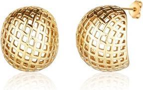Produktbild JVD - Fashion gold-plated steel earrings SSSE0159X20GO00 (Stahl)