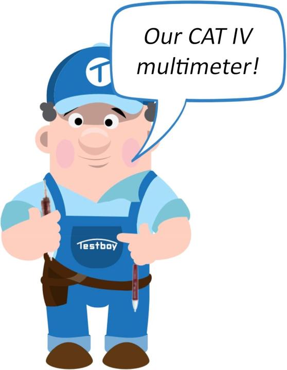 Produktbild Testboy Hand-Multimeter digital TB-300 (CAT IV 600V)