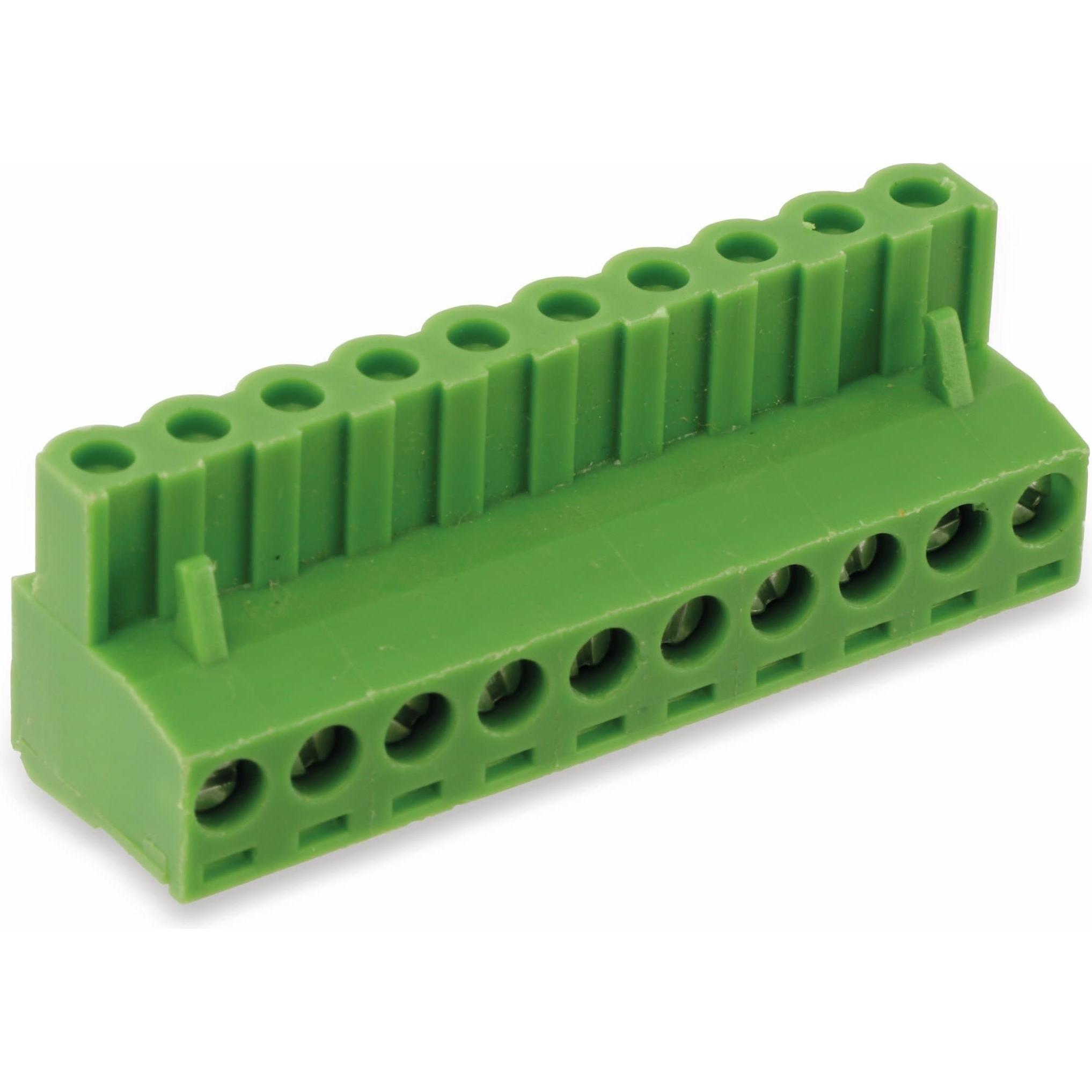 Eneroid Leiterplattenanschlussklemme, 10pol., RM5,08 mm, 10A, Elektronikkabel + Stecker