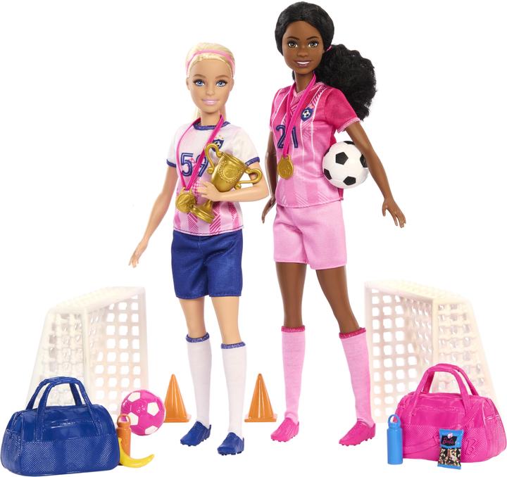 Image du produit Barbie – Coffret footballeuses