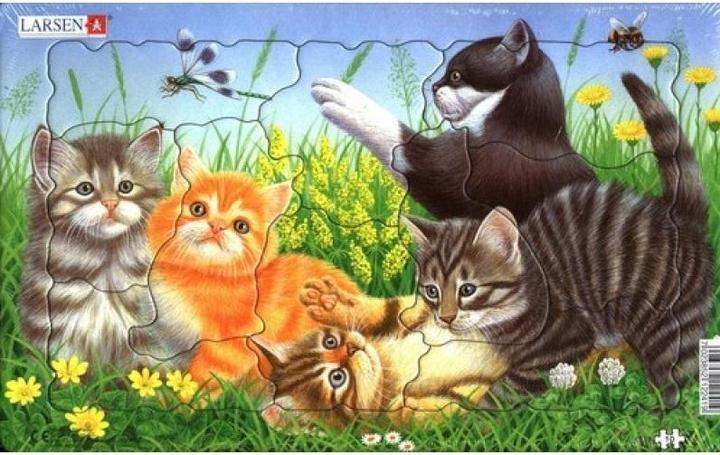 Produktbild Larsen Puzzle - Kätzchen (2er-Set Midi) (4 Teile)