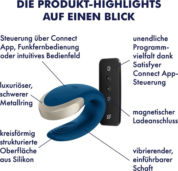 Productafbeelding Satisfyer Double Love Luxe Partner Vibrator