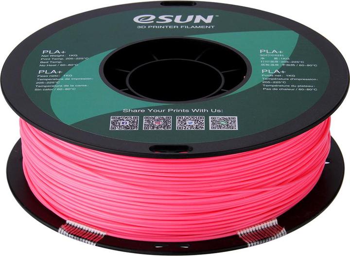 Produktbild eSUN PLA+ 1,75mm Pink 1kg 3D Filament (PLA+, 1.75 mm, 1000 g, Pink)