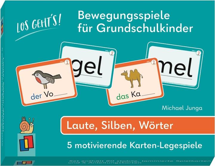 Produktbild Los geht's! Bewegungsspiele für Grundschulkinder - Laute, Silben, Wörter (Deutsch, Michael Junga, Anja Boretzki, 2025)