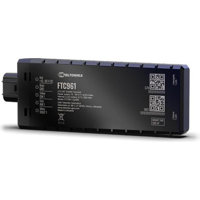 Teltonika, Accessori per navigatore GPS, FTC961 – 4G LTE Cat 1 Fahrzeug-GPS-Tracker mit hoher Präzision und IP69K-Schutz