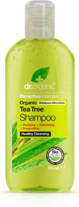 Dr. Organic BIOACTIVE ORGANIC Teebaum Shampoo 265 ml (265 ml, Flüssiges Shampoo)
