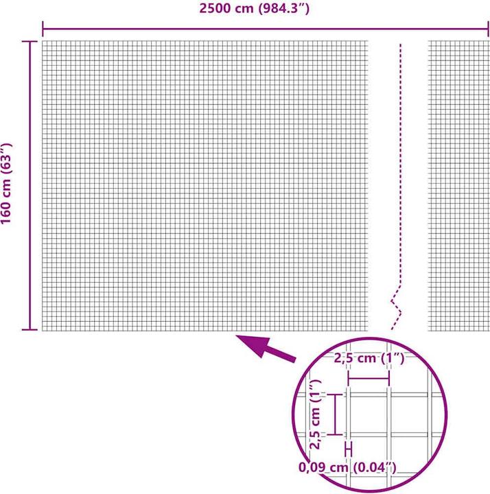 Produktbild vidaXL Gartenzaun