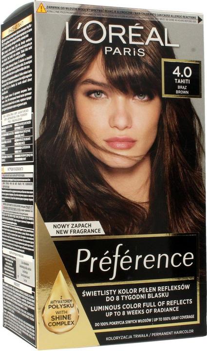 Actual product image L'Oréal Paris Preference (4.0 Tahiti Brown)