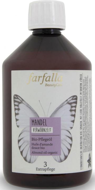 Produktbild Farfalla MANDEL Bio-Pflegeöl | VERWÖHNZEIT (Körperöl, 500 ml)