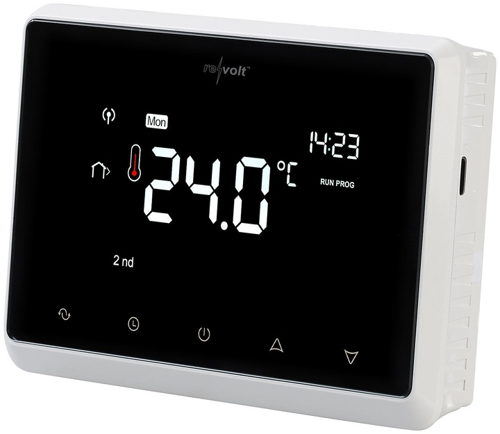 Actual product image Revolt Radio thermostat with WLAN and app