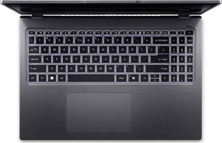 Produktbild Acer Swift Go 16 OLED (SFG16-72-70AX) Ultrabook/Laptop 16" 3.2K OLED 120Hz Display Intel Core Ultra (16", Intel Core Ultra 7 155H, 16 GB, 1000 GB, DE)
