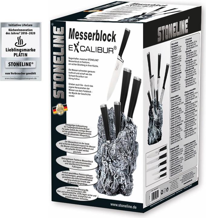 Immagine prodotto Stoneline Blocco di coltelli 6 pezzi.