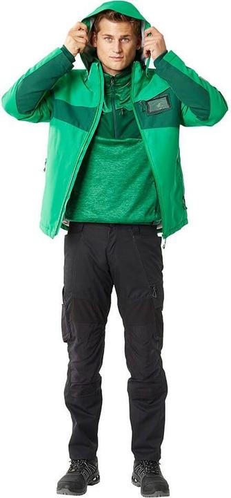 Actual product image Mascot Fleece pullover w. zip light forest green, size M (M, M)