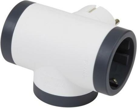 Produktbild Legrand Mop Sch 3x2p+E Lateral White/Black