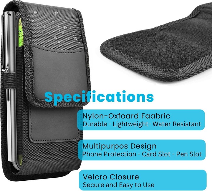 Produktbild Cadorabo Universale Schutzhülle Tasche mit Gürtelclip (Honor 9X Lite)