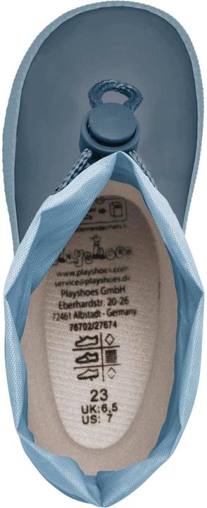 Produktbild Playshoes Barfuss-Gummistiefel uni Gr. 23, Marineblau (23)