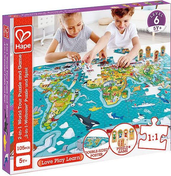 Produktbild Hape Weltreise (105 Teile)
