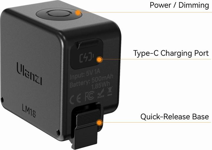Productafbeelding Ulanzi LM18 Led Licht (Videolicht)