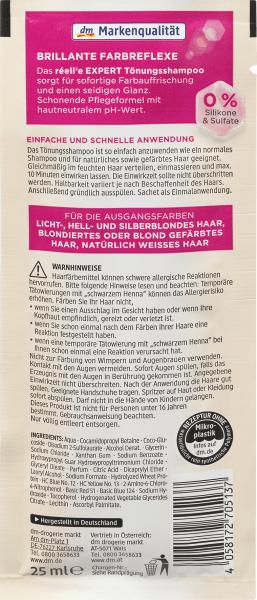 Produktbild Réell‘e Expert EXPERT Tönungsshampoo Silberblond 10.81