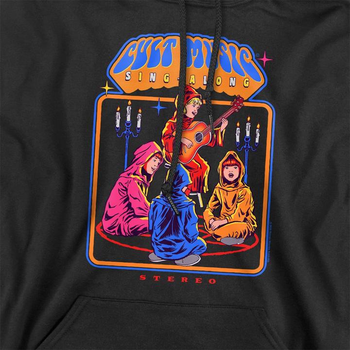 Produktbild Steven Rhodes Cult Music SingAlong Kapuzenpullover (L)