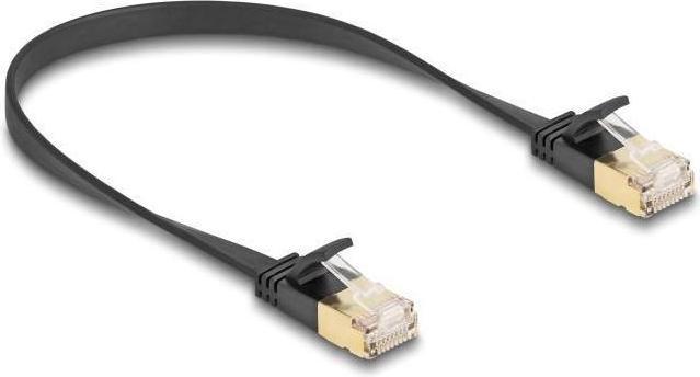 Actual product image Delock RJ45 network cable Cat.6A plug to plug with robu (U/FTP, CAT7, 0.30 m)